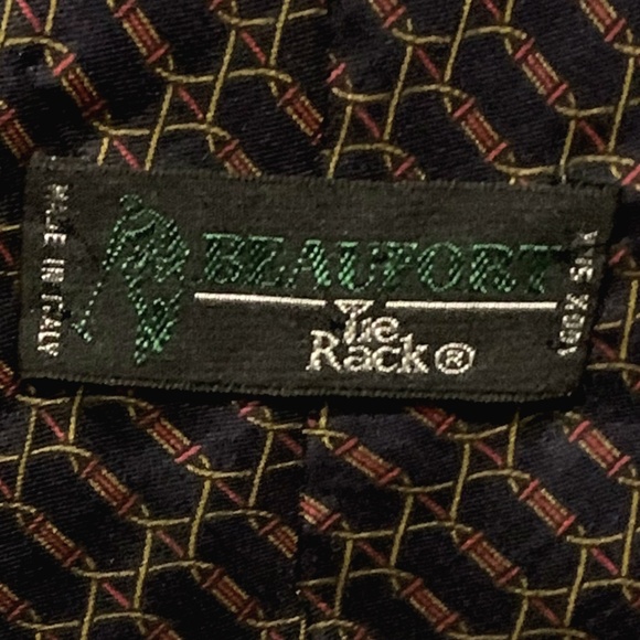 Tie Rack Beaufort 100% Silk Tie Classic Necktie - Picture 2 of 4